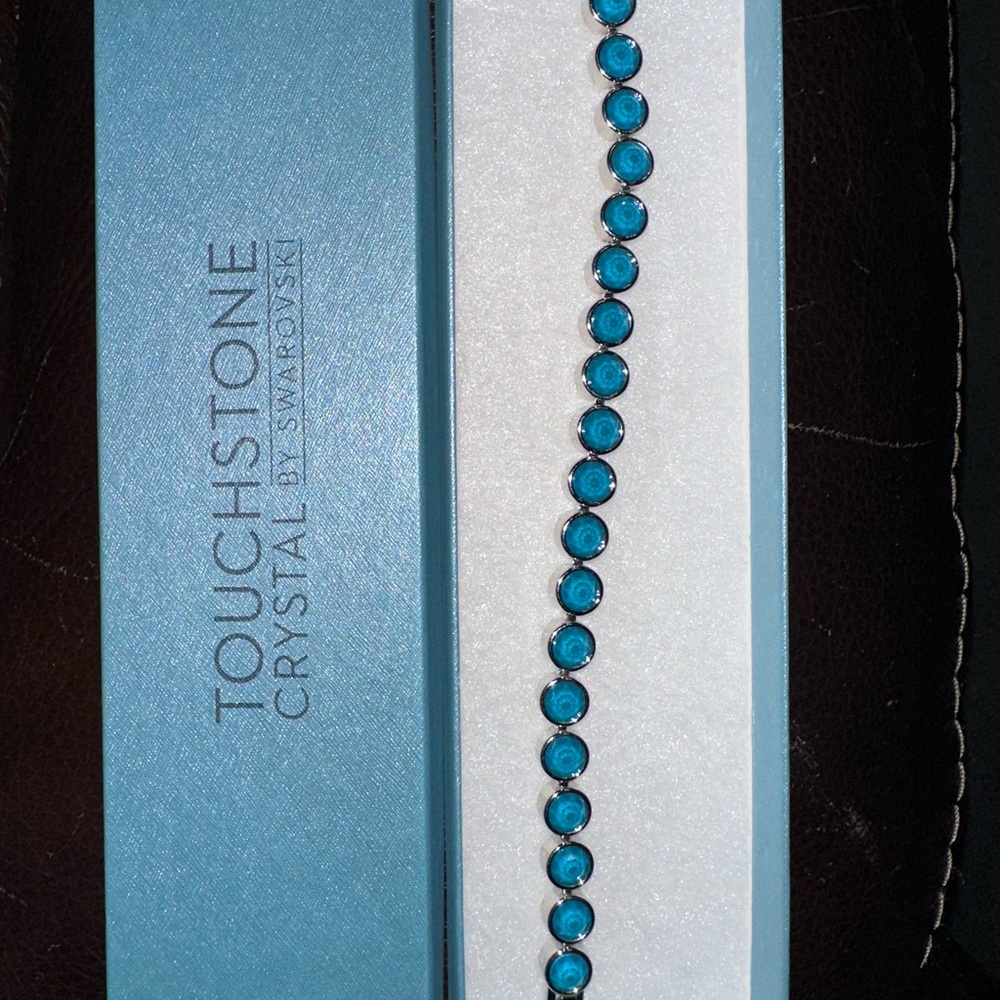 Touchstone Crystal Blue Bracelet